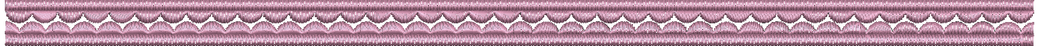 Embroidery design: A decorative border embroidery design with repeating geometric and ornamental patterns in pink and rose gold hues, featu
